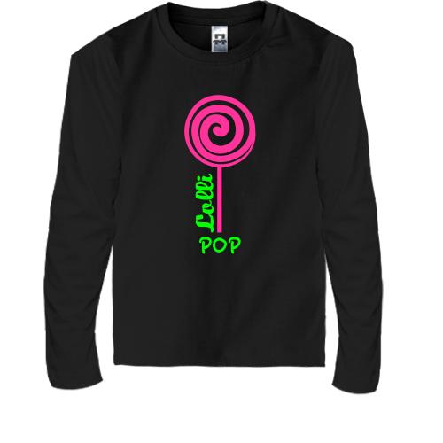 Дитячий лонгслів lolli pop