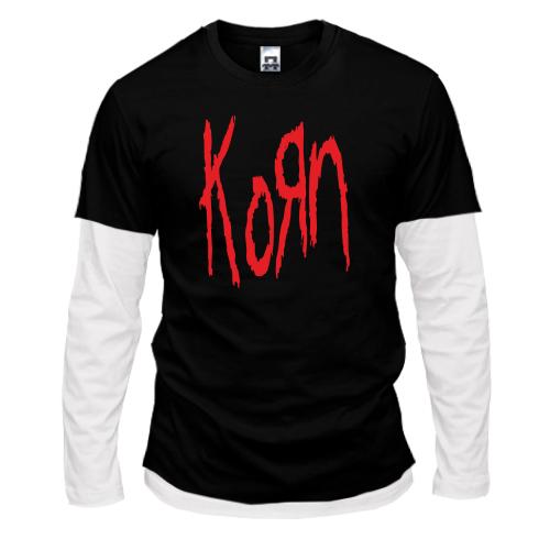 Лонгслив комби Korn 2