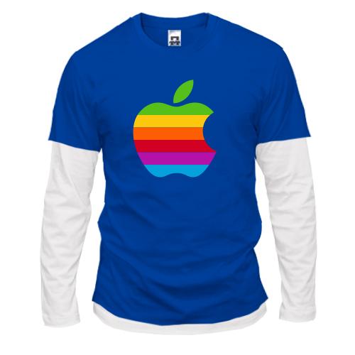 Лонгслив комби Apple