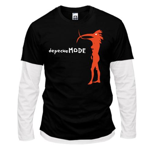 Лонгслив комби Depeche Mode quaint