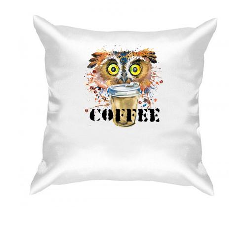 Подушка Coffee с совой