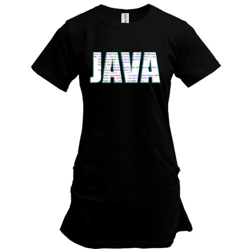 Подовжена футболка для програміста JAVA
