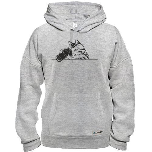 Худи с котом-фотографом