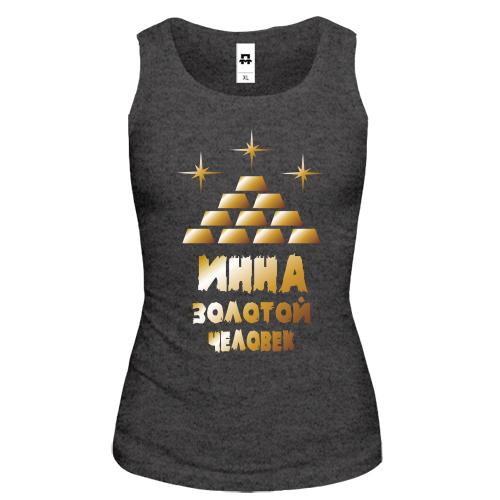 Майка с надписью 