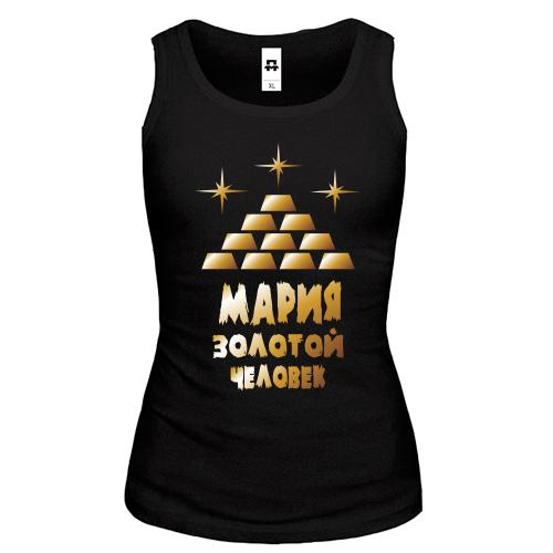 Майка с надписью 