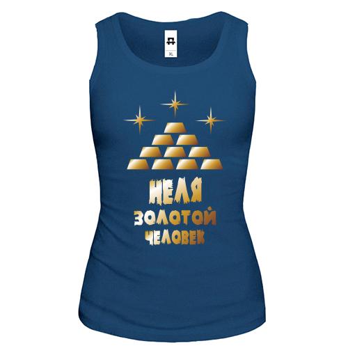 Майка с надписью 