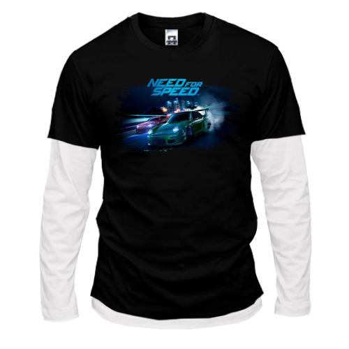 Комбинированный лонгслив Need For Speed