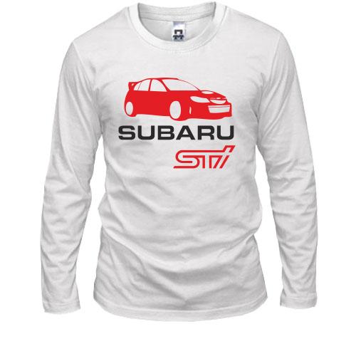 Лонгслив Subaru sti (2)