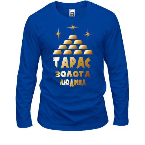 Лонгслів з написом 