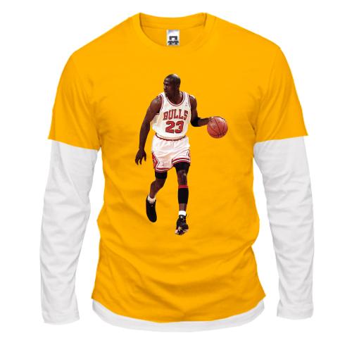 Лонгслив комби с Michael Jordan