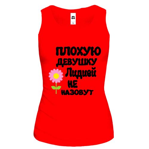 Майка с надписью 