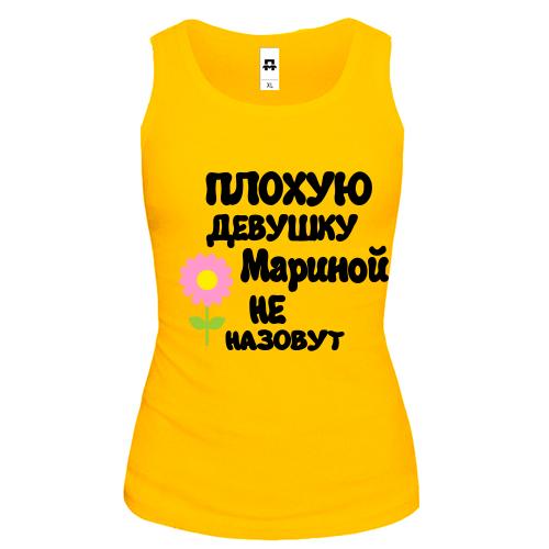 Майка с надписью 