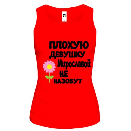 Майка с надписью 
