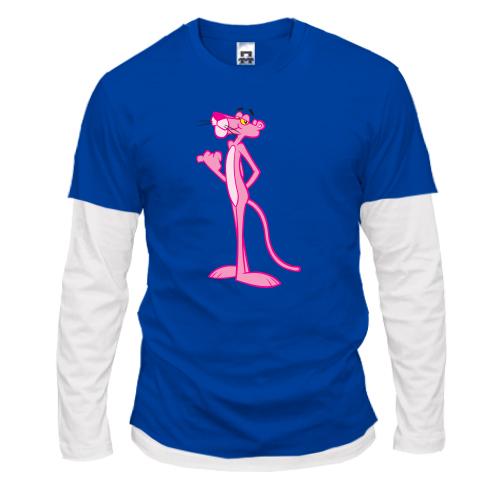 Лонгслив комби с Розовой пантерой (The Pink Panther)
