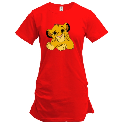 Подовжена футболка Lion king