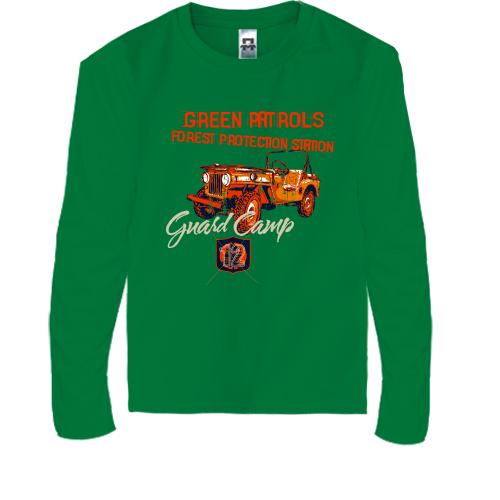 Дитячий лонгслів Green Patrols