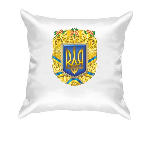 Подушка з великим гербом України (3)