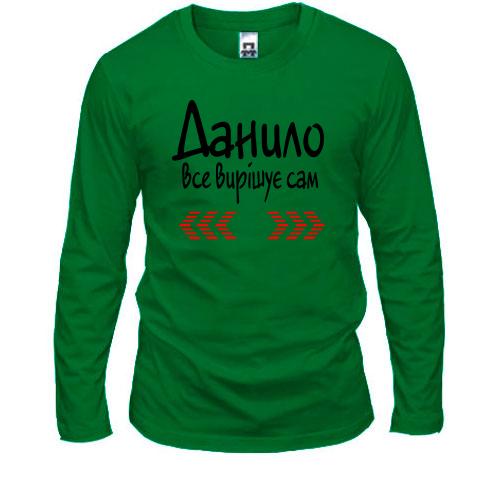 Лонгслів з написом 