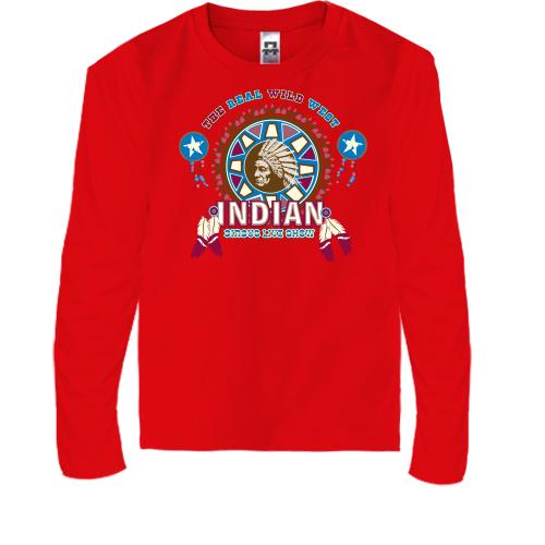Дитячий лонгслів indian wild west