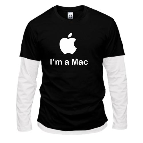 Комбінований лонгслів I'm a Mac