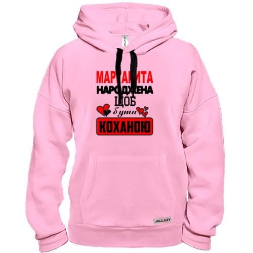 Толстовка з написом 