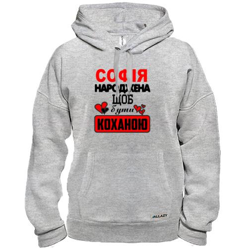 Толстовка з написом 