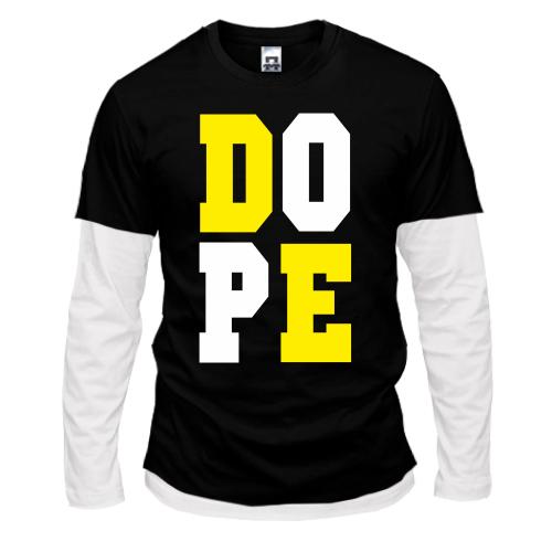 Лонгслив комби  DO-PE