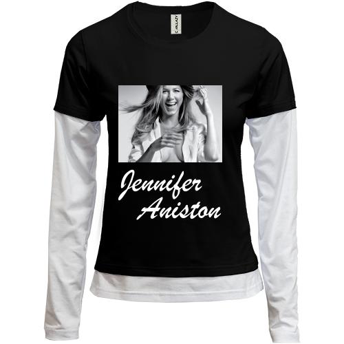 Лонгслив комби Jennifer Aniston