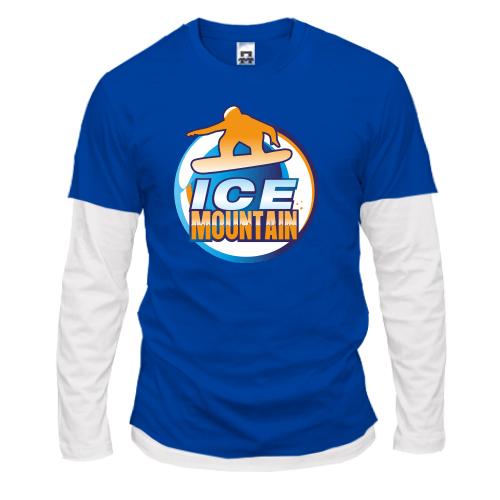 Лонгслив комби Ice mountain