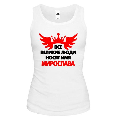 Майка с надписью 