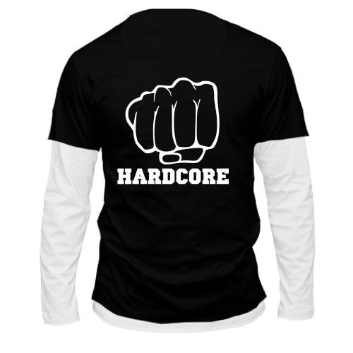 Лонгслив комби  Hardcore