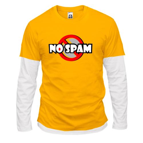 Комбінований лонгслів No spam