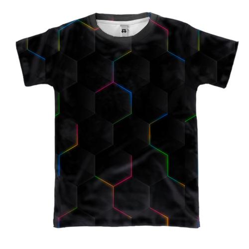 3D футболка з кольоровою бронею