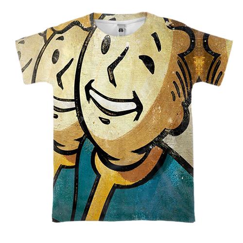 3D футболка Fallout человечки