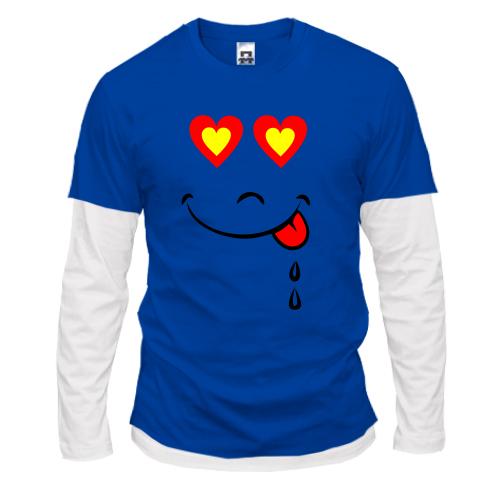 Комбінований лонгслів yumi_love
