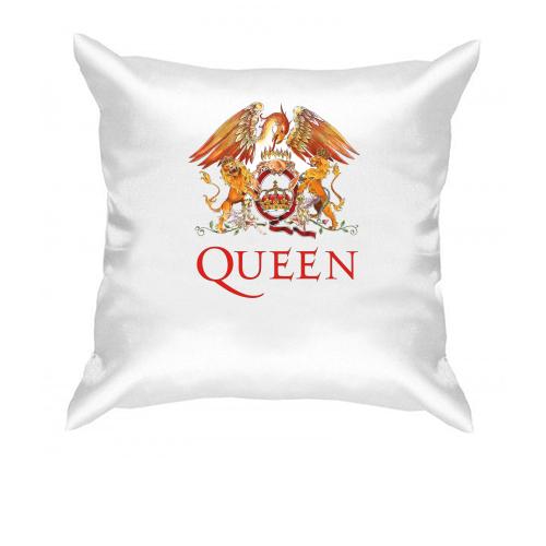 Подушка Queen color logo