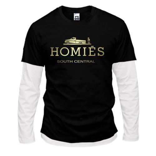 Лонгслив комби  Homies South Central