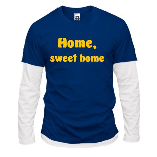 Комбінований лонгслів Home, sweet home