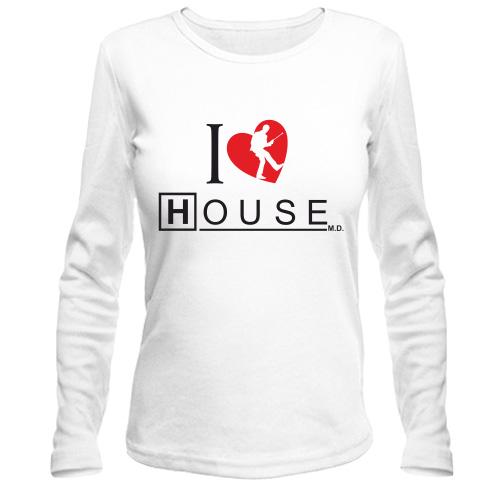 Лонгслів I love House