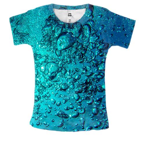 Женская 3D футболка с подводным видом