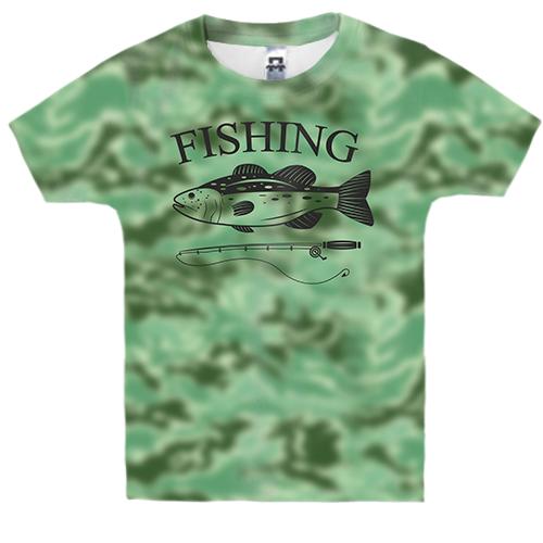 Дитяча 3D футболка Риболовля