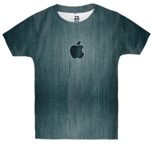Детская 3D футболка Apple (дерево)