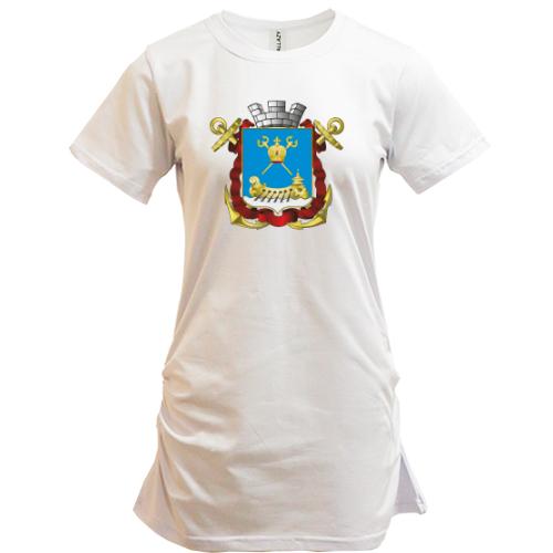 Подовжена футболка з гербом Миколаєва