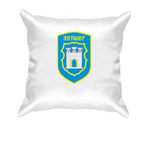 Подушка с гербом города Житомир