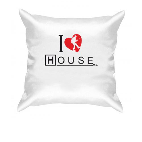 Подушка I love House
