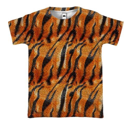 3D футболка с тигровой шкурой