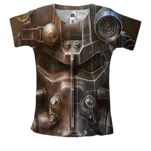 Женская 3D футболка Fallout