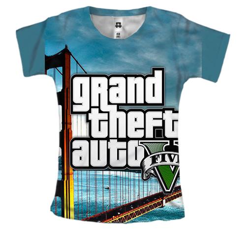 Жіноча 3D футболка GTA - V