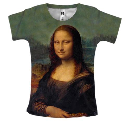 Жіноча 3D футболка з Джокондой (Мона Ліза)
