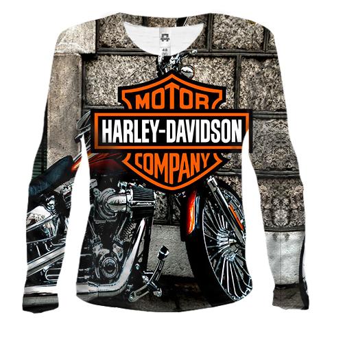 Женский 3D лонгслив Harley-Davidson